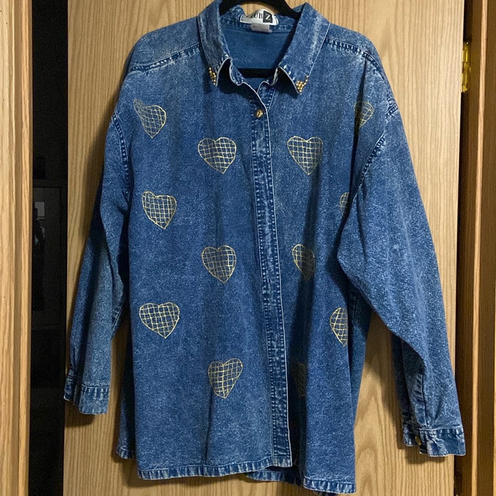 Club Z Denim Lightweight Shirt/Jacket Embellished